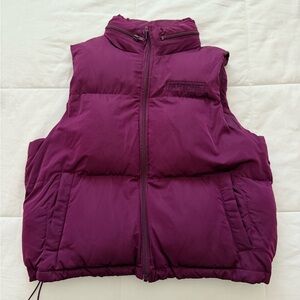 Forever 21 Purple Puffer Vest
